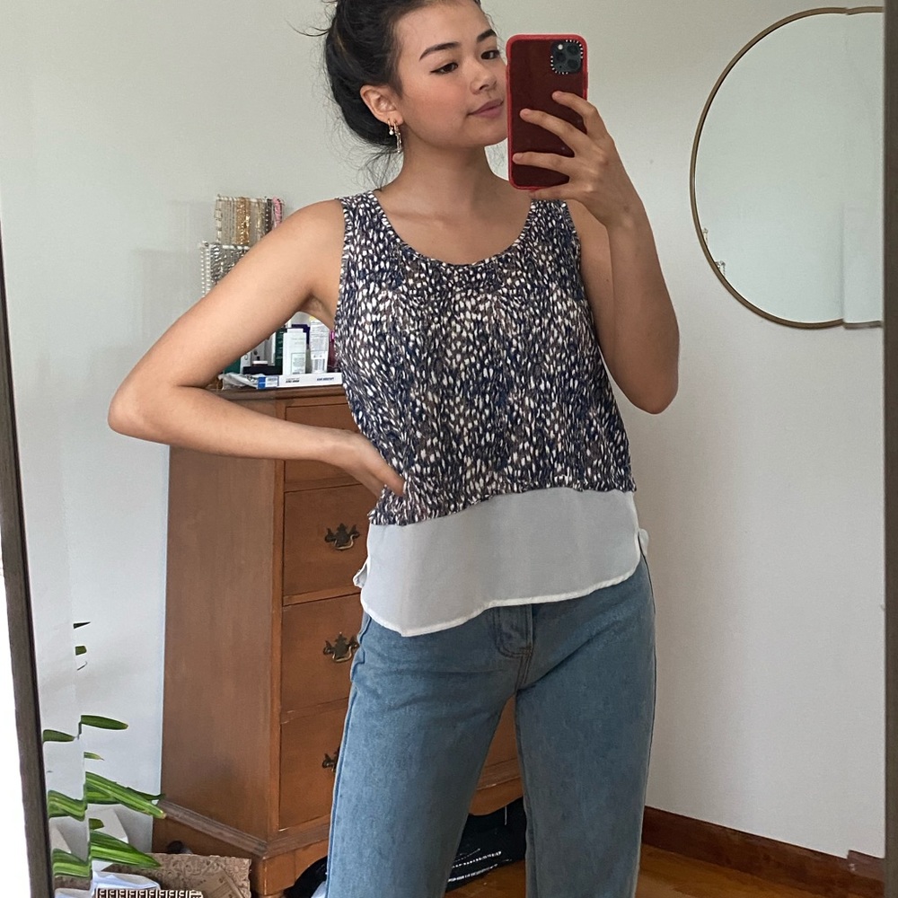 double layer tank top!